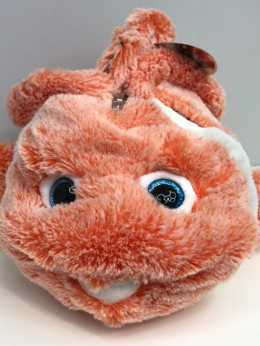 Plushies Huggable Animal Purse Finding Nemo 14" Plush Lined Zip Purse